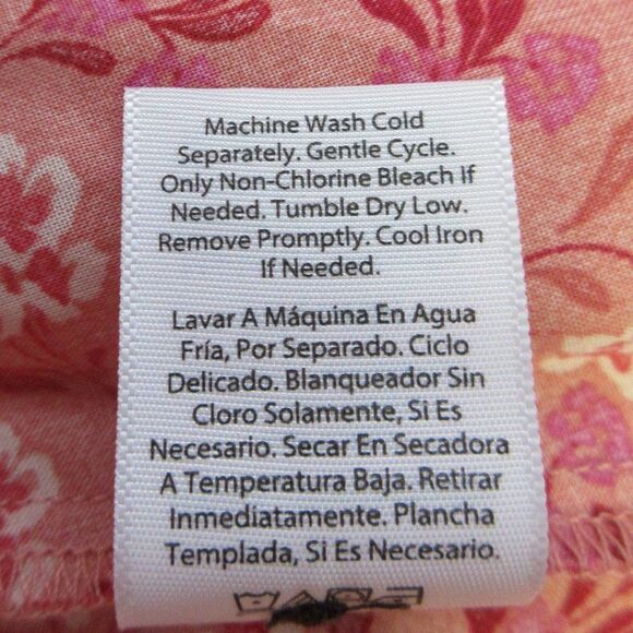 TERRA & SKY Fit & Flare Button Front Dress Womens Size 14W Pink Red Floral NWT - Picture 10 of 15